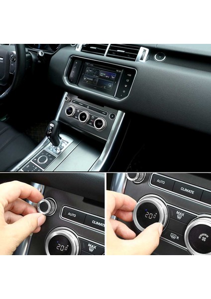 4 Adet Ac Klima Topuzu Ayar Kapağı Için Fit Range Rover Sport Otobiyografi Vogue (Gümüş) (Yurt Dışından) modelleri