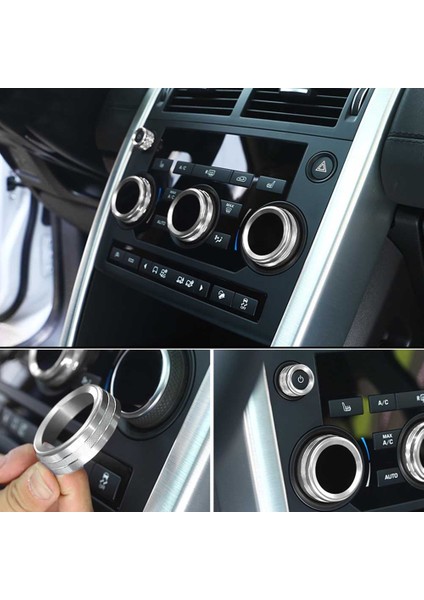 4 Adet Ac Klima Topuzu Ayar Kapağı Için Fit Range Rover Sport Otobiyografi Vogue (Gümüş) (Yurt Dışından) fırsatları