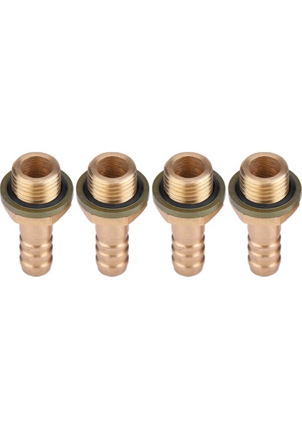 4 Adet Motosiklet Yağ Soğutucu Yağ Soğutmalı Sistem M8 Içi Boş Vida Adaptörü Uydurma M12 * 1.25 mm (Yurt Dışından)