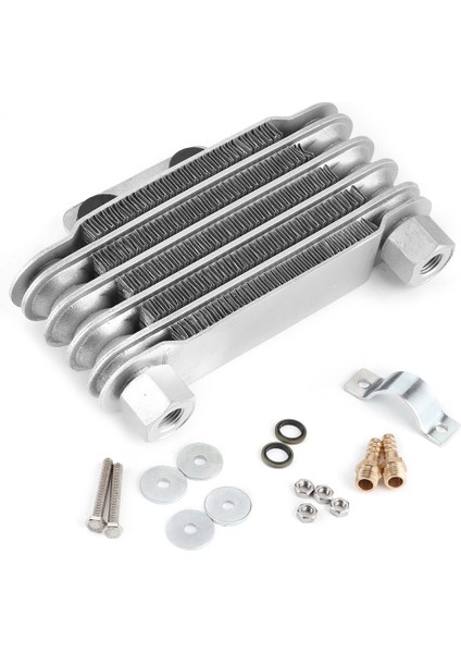 5 Satır Evrensel Motor Yağı Soğutucu Soğutma Radyatörü Için Yedek 125‑250CC Motosiklet Dirt Bike Atv (Yurt Dışından)