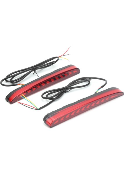 2 Adet LED Arka Tampon Işık Fren Park Lambası Dönme Sinyali Honda Civic Type R Hatchback 2017-2021RED (Yurt Dışından)