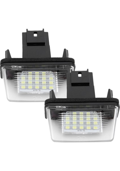 2 Adet 18 LED Sol ve Sağ Araba Lisansı Plaka Işık Lambası Citroen C3 2002-2009 (Yurt Dışından)