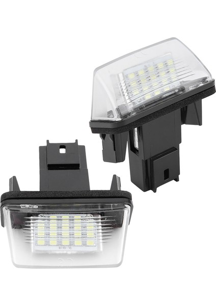 2 Adet 18 LED Sol ve Sağ Araba Lisansı Plaka Işık Lambası Citroen C3 2002-2009 (Yurt Dışından)