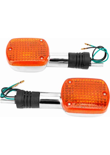 Honda 8mm Için Bir Çift Motosiklet Dönüş Sinyal Gösterge Işığı (Yurt Dışından)