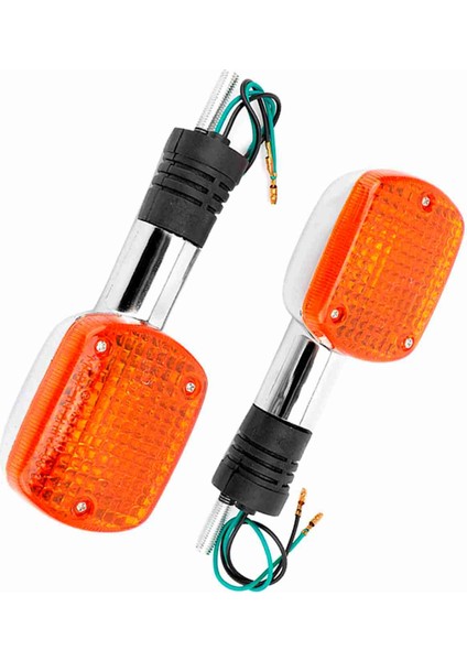 Honda 8mm Için Bir Çift Motosiklet Dönüş Sinyal Gösterge Işığı (Yurt Dışından) modelleri