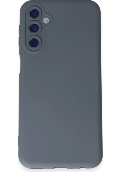 Samsung Galaxy M14 5g Kılıf Nano Içi Kadife Silikon - Gri Svlrs