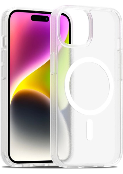 CPT16 iPhone 15 Jota Magsafe Kapak - Şeffaf