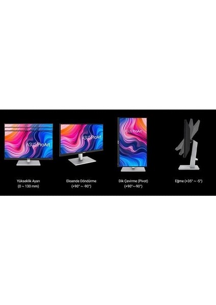 Proart 23.6"ıps PA247CV 5ms 75HZ Dp USB C Monıtör modelleri