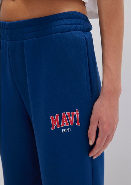 Mavi Logo Baskılı Lacivert Eşofman Altı 1010757-82625