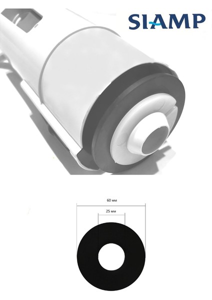 Tema Siamp Verso 80 Gömme Rezervuar Boşaltma Grubu Contası Tema Siamp Küçük Panel Boşaltma Contası modelleri