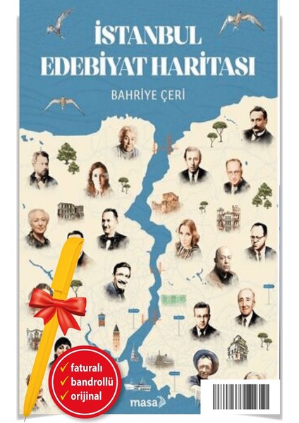 Alfa Kalem+Istanbul Edebiyat Haritası (Bahriye Çeri)-Yeni Masa Kitap