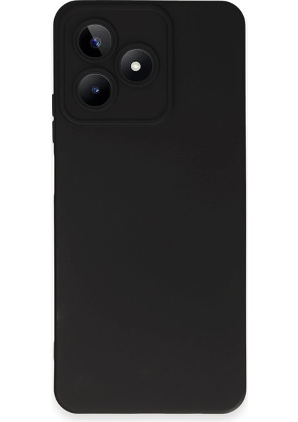 Realme C53 Kılıf Nano Içi Kadife Silikon - Siyah Svlrs