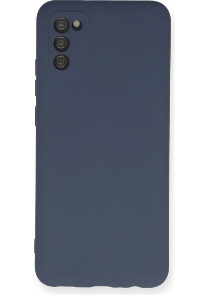 Samsung Galaxy A03S Kılıf Nano Içi Kadife Silikon - Gri Svlrs