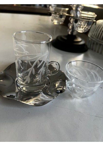 18 Parça Gümüş Çay ve Kahve Seti, Şık ve Zarif Takım fiyatları