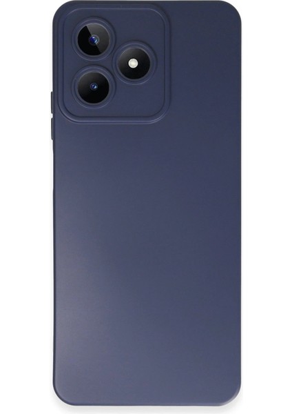 Realme C53 Kılıf Nano Içi Kadife Silikon - Lacivert Svlrs
