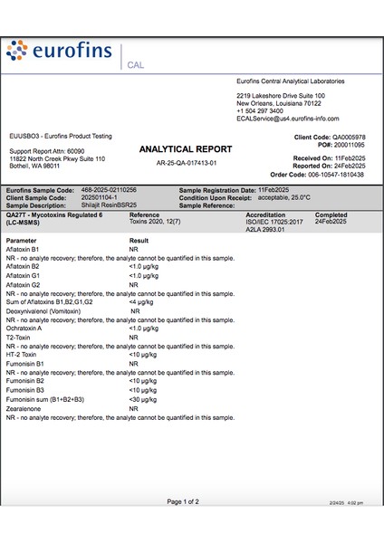 Shilajit Resin With Max Potency, Energy & Immune For Men And Women Rich In Fulvic Acid And 85+ Trace Minerals, 60 Servings