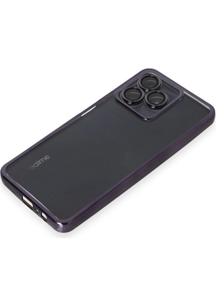 Realme C53 Kılıf Razer Lensli Silikon - Mor Svlrs fırsatları