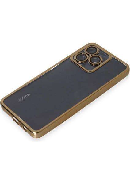 Realme C53 Kılıf Razer Lensli Silikon - Gold Svlrs fırsatları