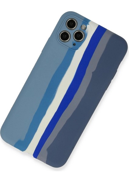 Iphone 11 Pro Kılıf Ebruli Lansman Silikon - Mavi-Gri Svlrs fiyatları