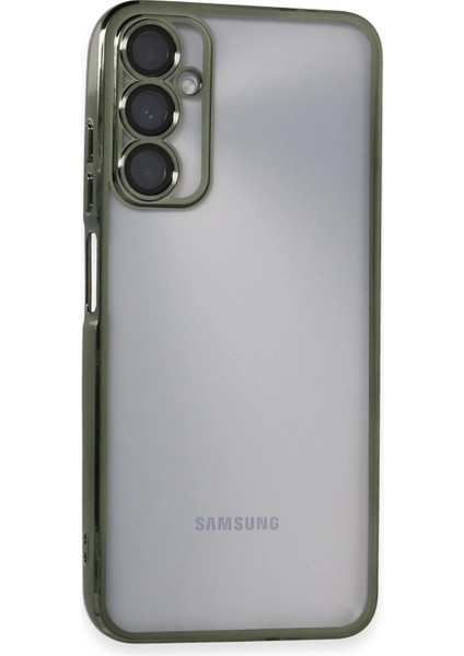 Samsung Galaxy A05S Kılıf Razer Lensli Silikon - Yeşil Svlrs