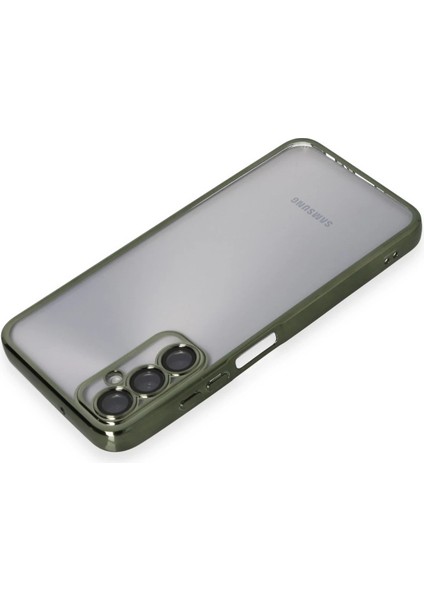 Samsung Galaxy A05S Kılıf Razer Lensli Silikon - Yeşil Svlrs modelleri
