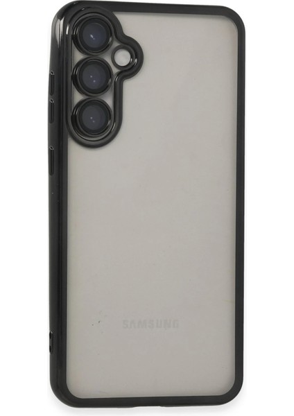 Samsung Galaxy S23 Fe Kılıf Razer Lensli Silikon - Siyah Svlrs