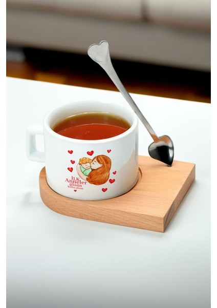 Ilk Anneler Günü Için Şık Beyaz Çay Fincanı Hediye Seçeneği modelleri