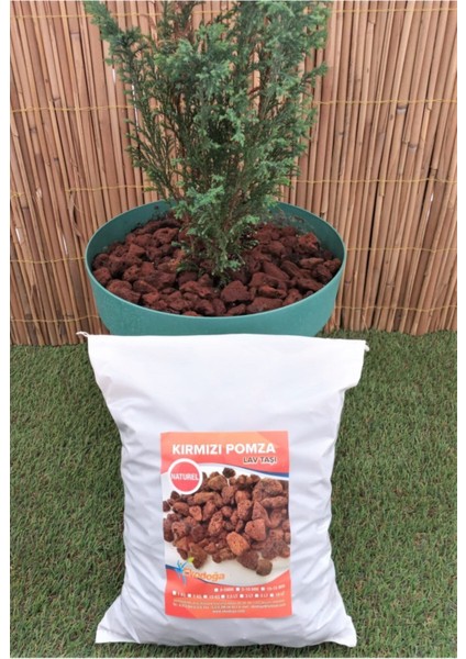 Doğal Kırmızı Pomza Taşı, Bahçe ve Tarım Dekoru, 3 Kg, 1-2 cm fiyatları