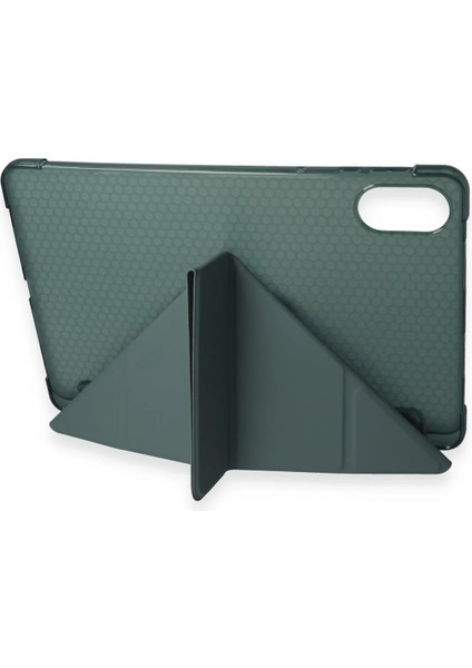 Huawei Honor Pad X9 11.5 Kılıf Kalemlikli Mars Tablet Kılıfı - Koyu Yeşil Svlrs modelleri