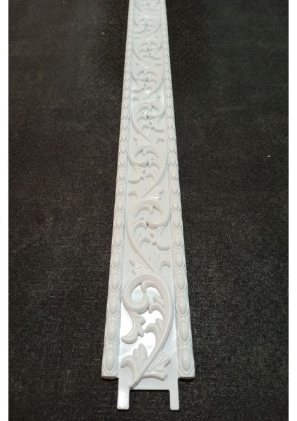 Gri Boyanabilir Saray Tavan Çıta Bordür 8cm x 100CM, Şık ve Kolay Uygulamalı Dekorasyon.