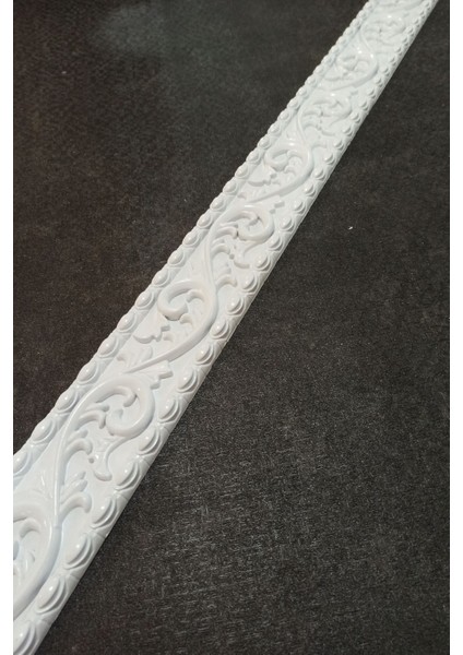 Gri Boyanabilir Saray Tavan Çıta Bordür 8cm x 100CM, Şık ve Kolay Uygulamalı Dekorasyon. fiyatları