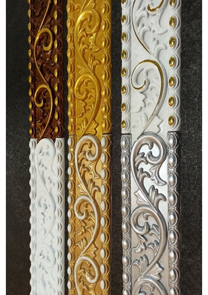 Gri Boyanabilir Saray Tavan Çıta Bordür 8cm x 100CM, Şık ve Kolay Uygulamalı Dekorasyon. modelleri