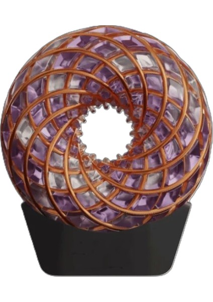 Wortex Enerji Bobini 15CM Ametis Doğal Taşlar Organit Pemf