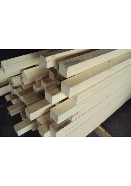 Ahşap Çıta 2X2X10 cm 50 Adet, Taslak ve Blok Kereste, Doğal ve Dayanıklı Ürün
