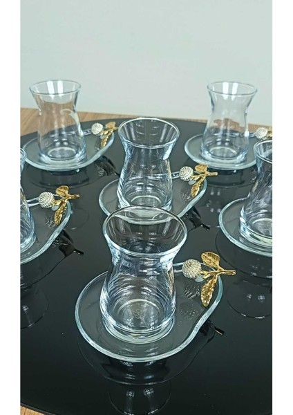 Gümüş 6'lı Çay Seti, Şık ve Zarif, Hediyelik, Çeyizlik, Gri fiyatları