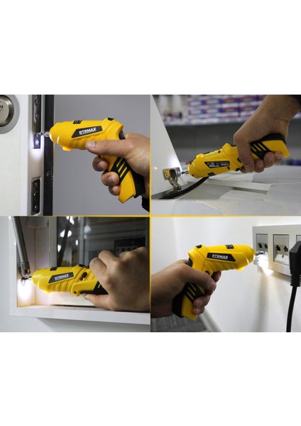 3.6V Çift Fonksiyonlu Kablosuz Akülü Tornavida, Pratik ve Güçlü Çözüm