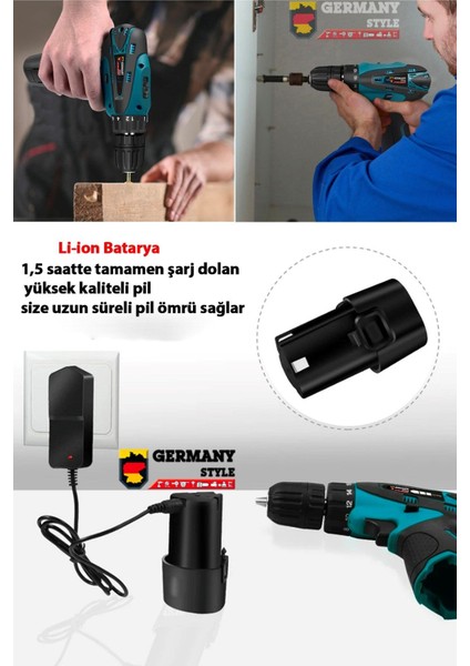 Çift Akülü Metal Şanzımanlı Vidalama, Güçlü ve Dayanıklı Tasarım fiyatları