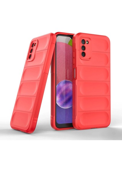 Samsung Galaxy A03S Kılıf Optimum Silikon - Kırmızı Svlrs fiyatları