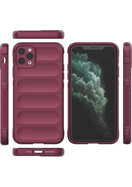 Iphone 11 Pro Kılıf Optimum Silikon - Bordo Svlrs modelleri