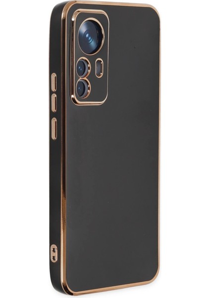 Xiaomi Mi 12T Pro Kılıf Volet Silikon - Siyah Svlrs