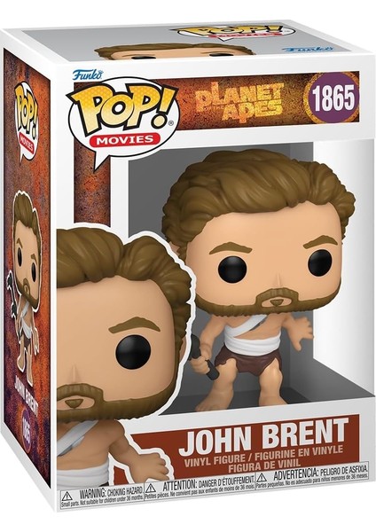 Toys Funko Pop Movies: Planet Of The Apes - John Brent Figür