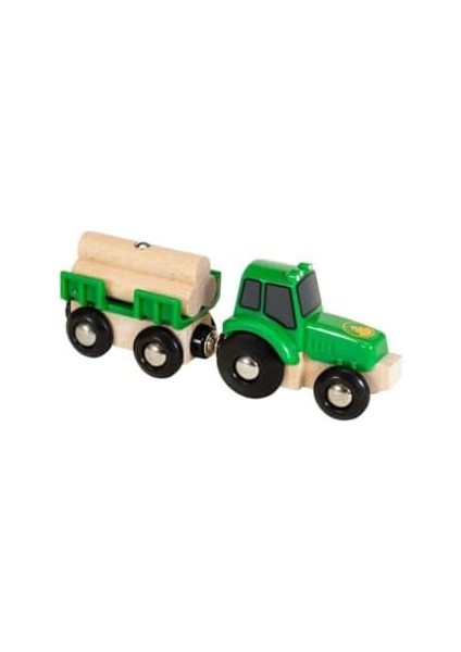 Menashop World 33799 - Traktör, Ahşap Kolye Uçlu, Renkli modelleri