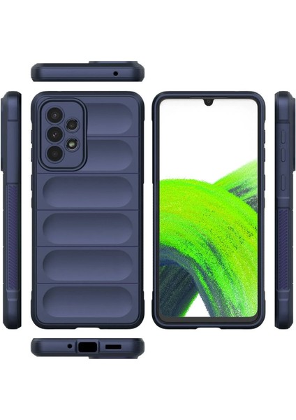 Samsung Galaxy A33 5g Kılıf Optimum Silikon - Lacivert Svlrs modelleri