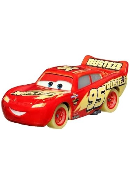 Karanlıkta Parlayan Yarışçılar Tekli Karakter Araçlar HPG76 - HPG77 Lightning Mcqueen modelleri