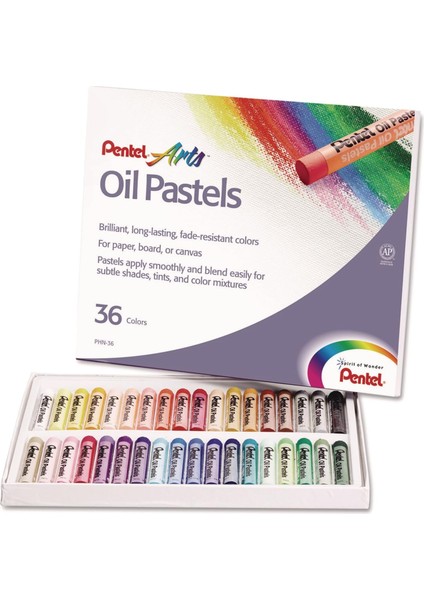 Yağlı Pastel Boya, Standart Kutu, 36 Renkli