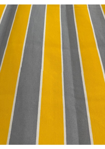 Sarı Gri Balkon Perdesi, Çardak Perdesi, Korniş Düğmeli ve Kuş Gözü Delikli Balkon Perdesi fiyatları