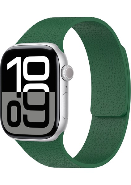 Apple Watch 40MM Uyumlu Zore KRD-136 Kabartma Desenli Silikon Kordon