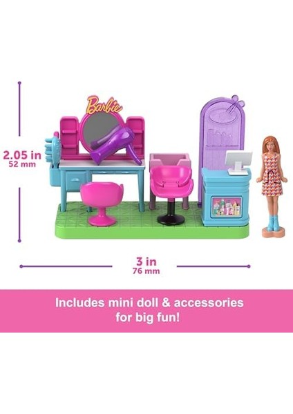 Mini Barbieland Bebek ve Oyun Seti Kuaför fiyatları
