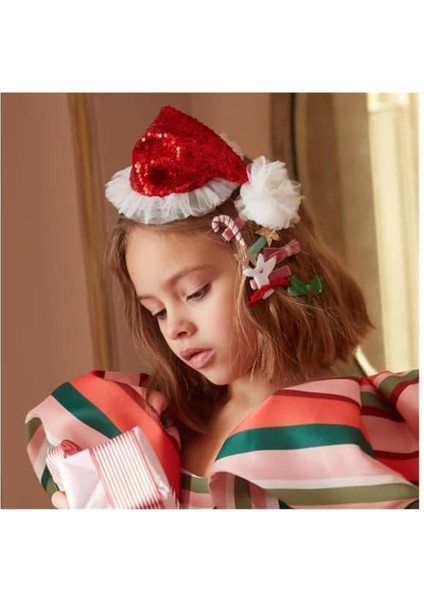 Meri - Christmas Icon Hair Clips - Yeni Yıl Motifli Tokalar (8'li) fiyatları