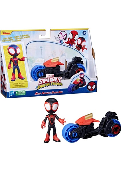 Spidey And His Amazing Friends, Miles Morales: Spider-Man Motosikletli Aksiyon Figürü